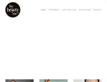 Tablet Screenshot of beautybar.net.au